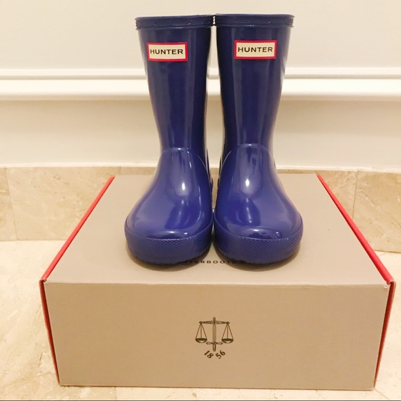 Hunter Original Kids First Classic Gloss Rain Boot - Picture 4 of 7